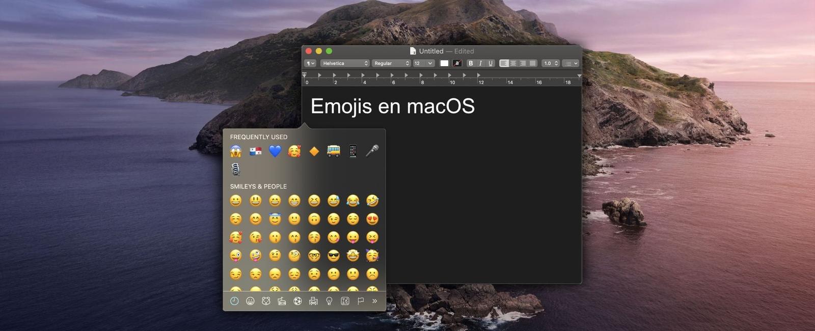 ¿Cómo utilizar 🥰 emojis en tu mac?