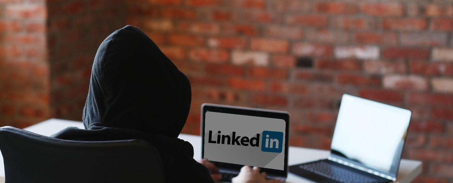 Mensaje de LinkedIn para robar información a compañías